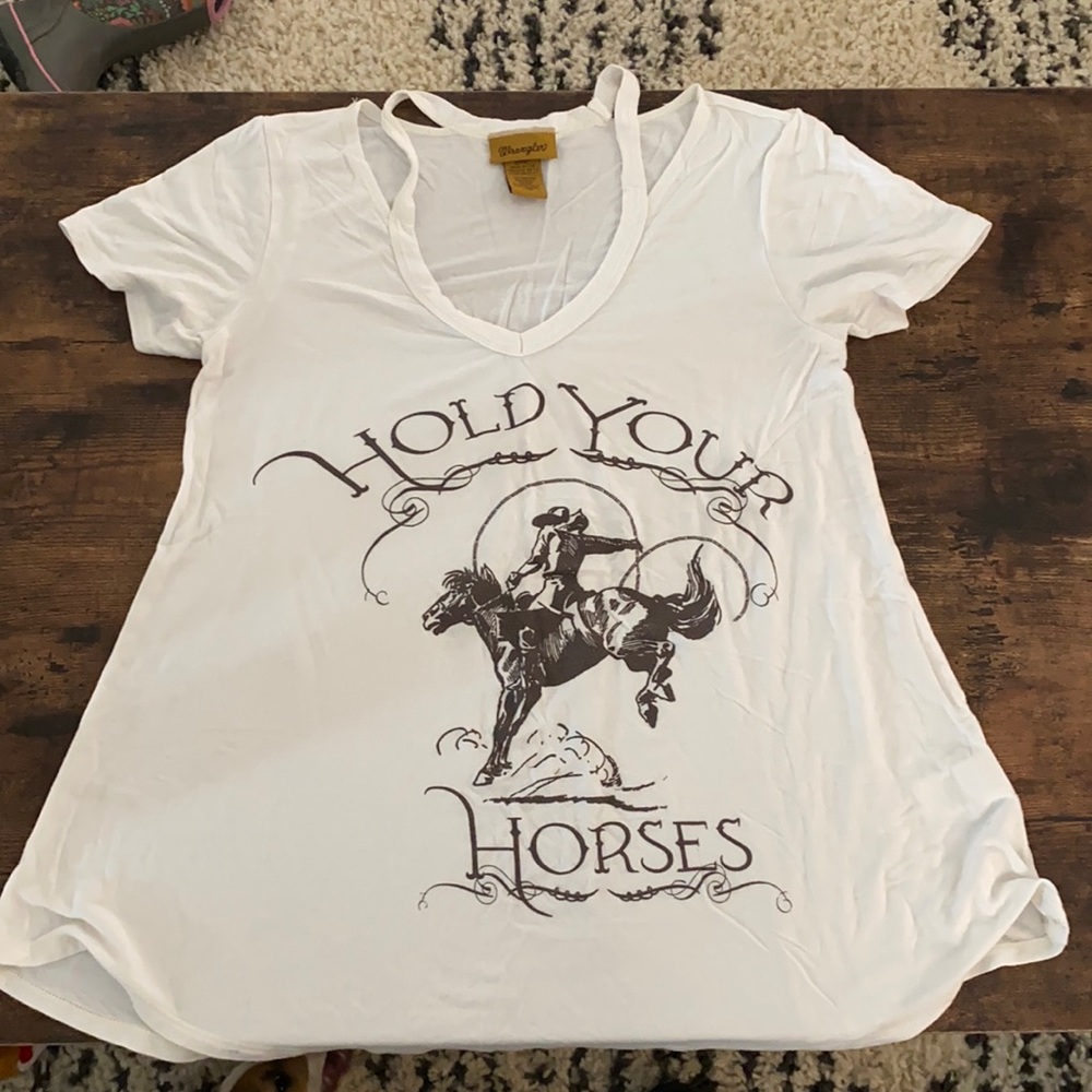 Wrangler “hold your horses” tee